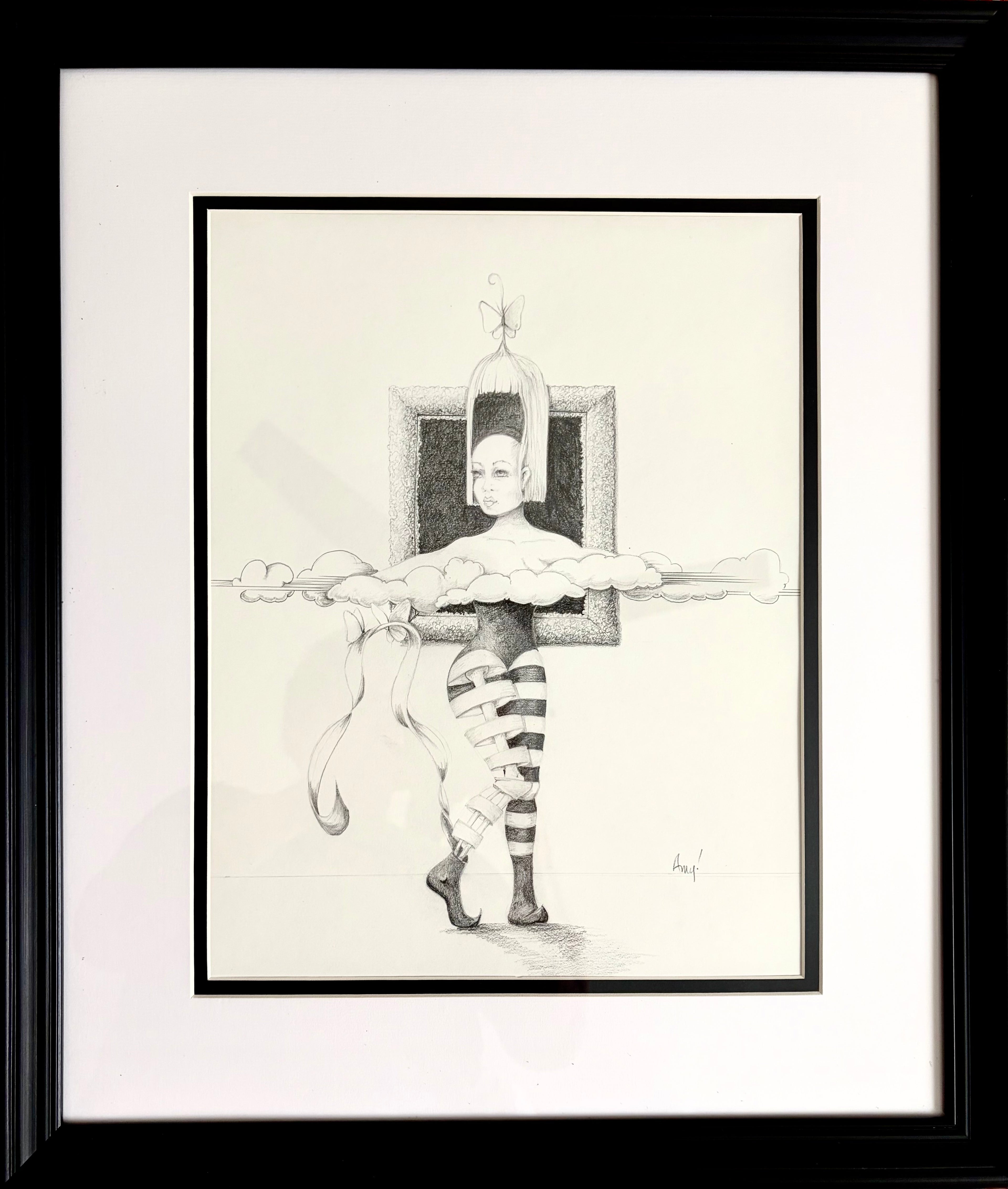 It Wasn’t Until She Stepped Out of The Canvas That She Became by Amy Burczyk