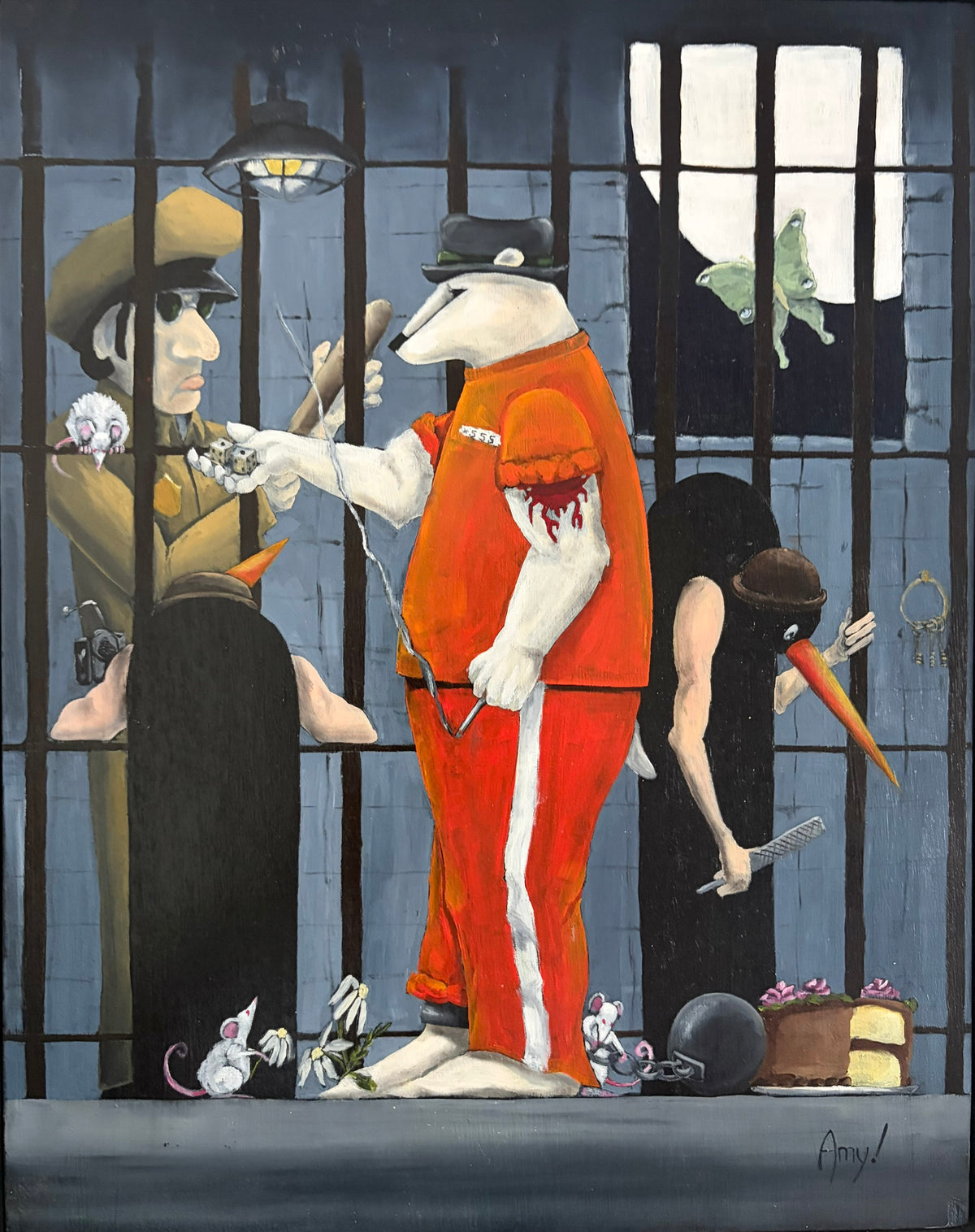 Papa's In The Pen by Amy Burczyk