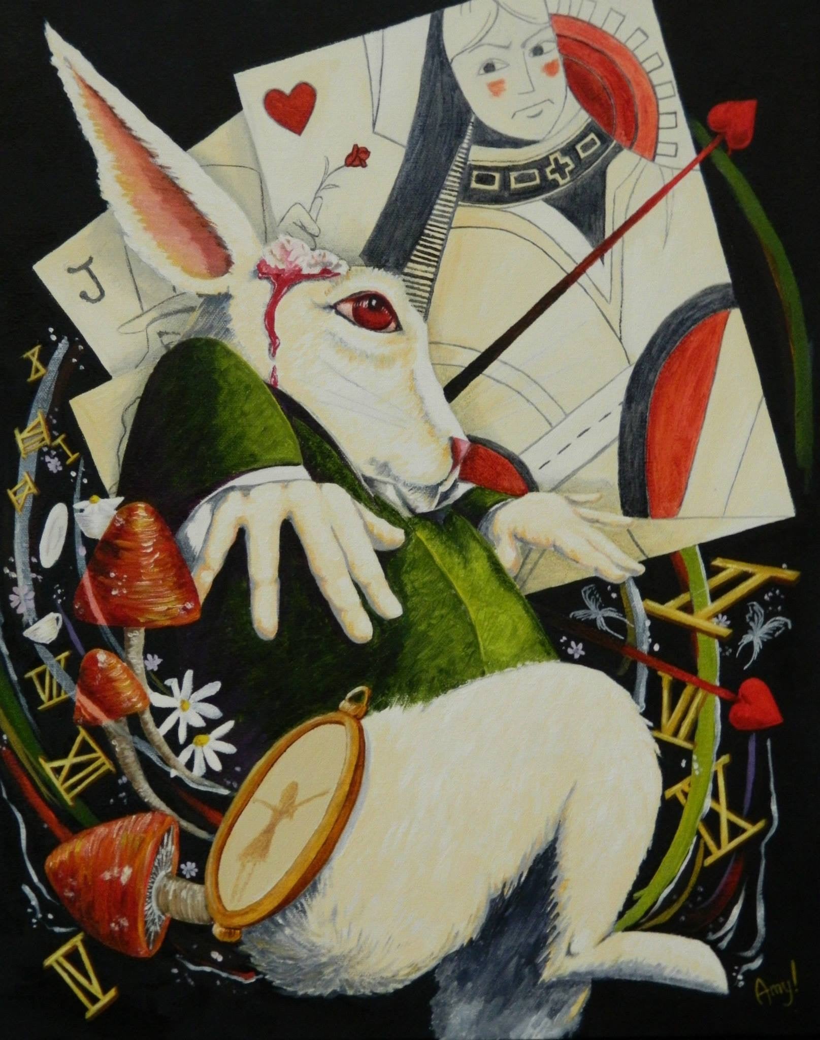 White Rabbit by Amy Bucrzyk