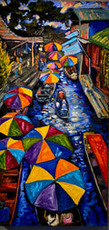 Bangkok Floating Market by Emily Andress