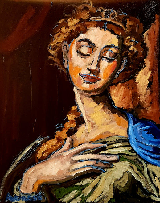 Madonna With The Long Neck After Parmagianino