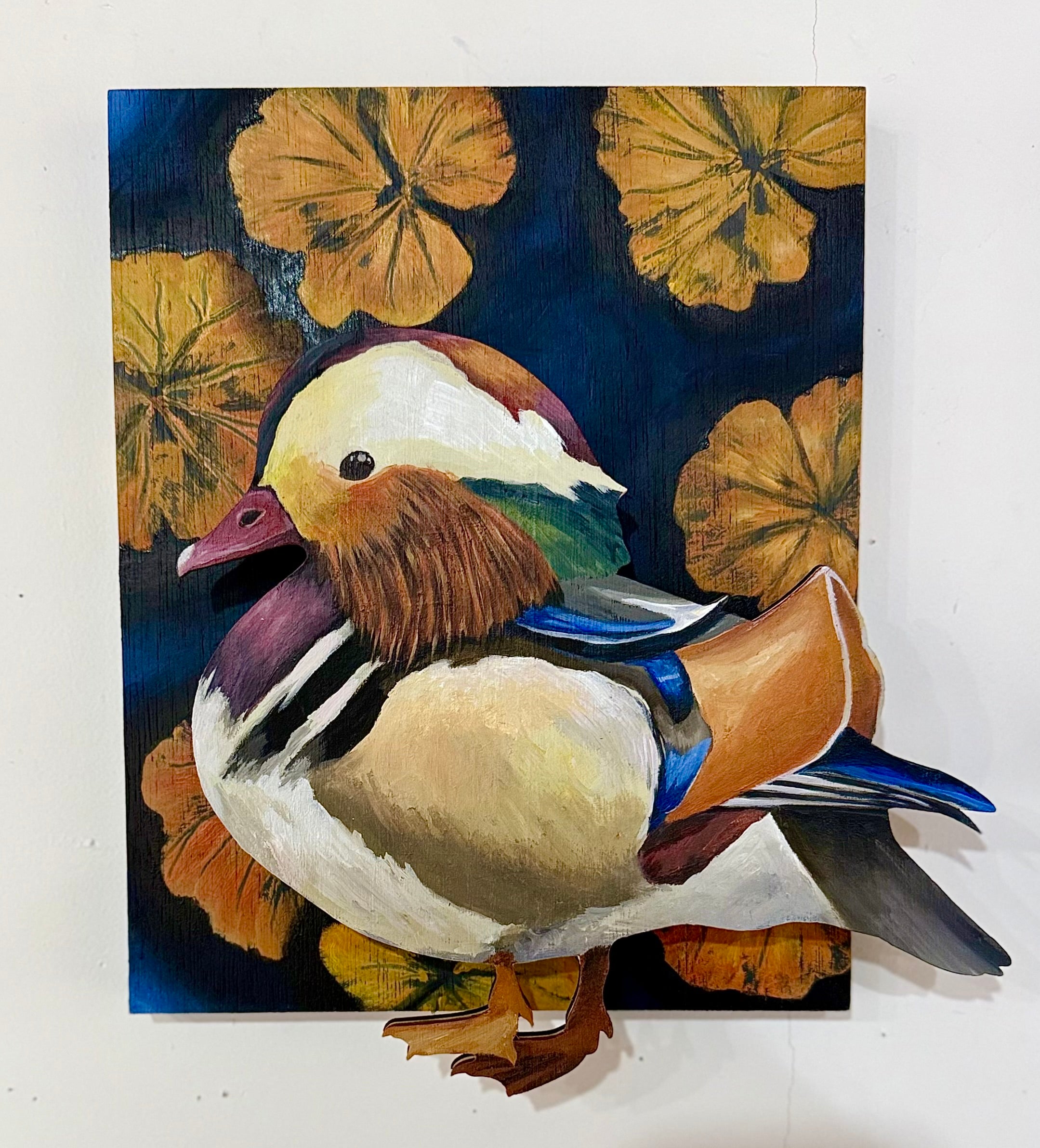 Birds of Fukuoka: Mandarin Duck by Bree Stallings