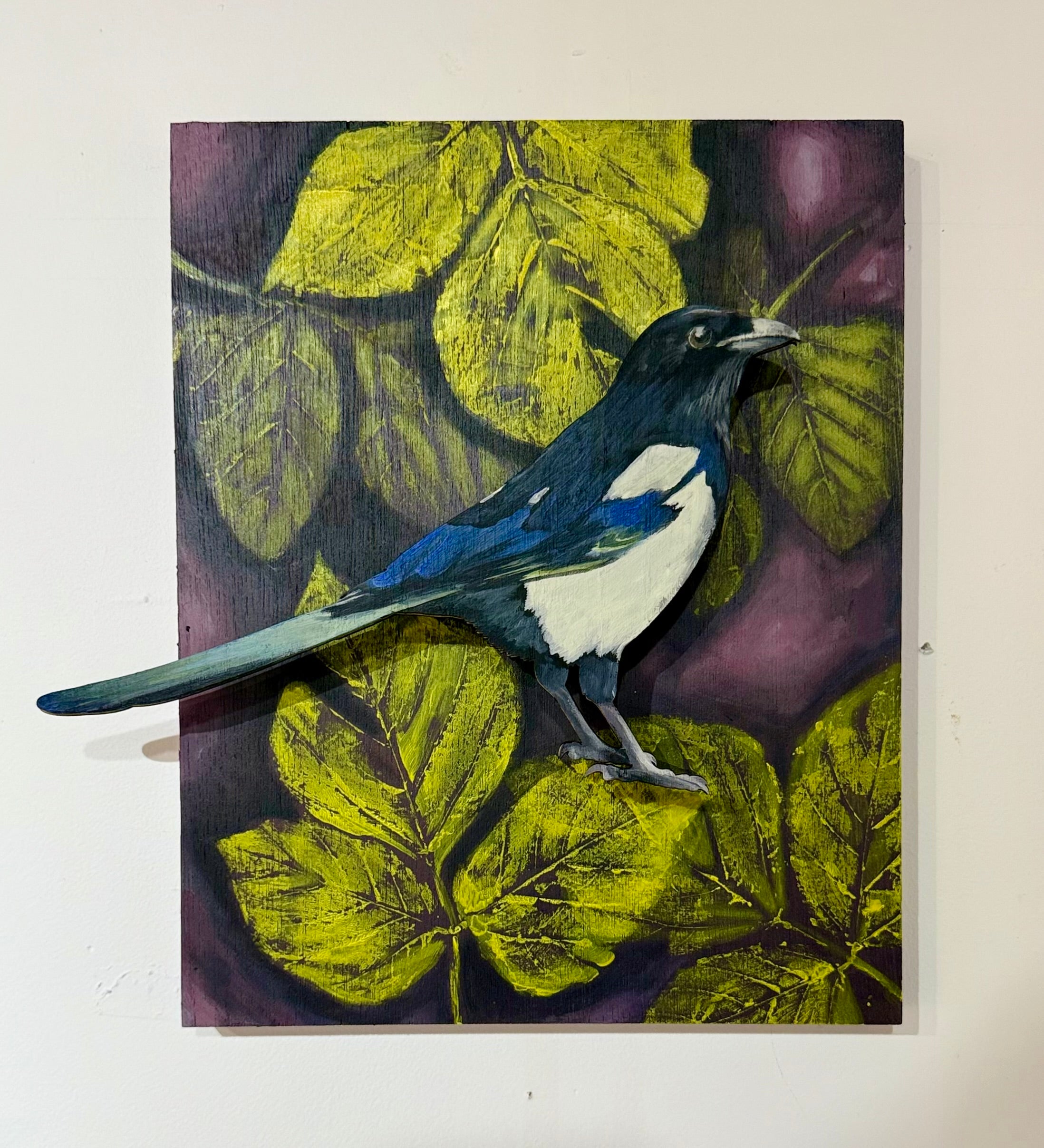 Birds of Fukuoka: Magpie by Bree Stallings