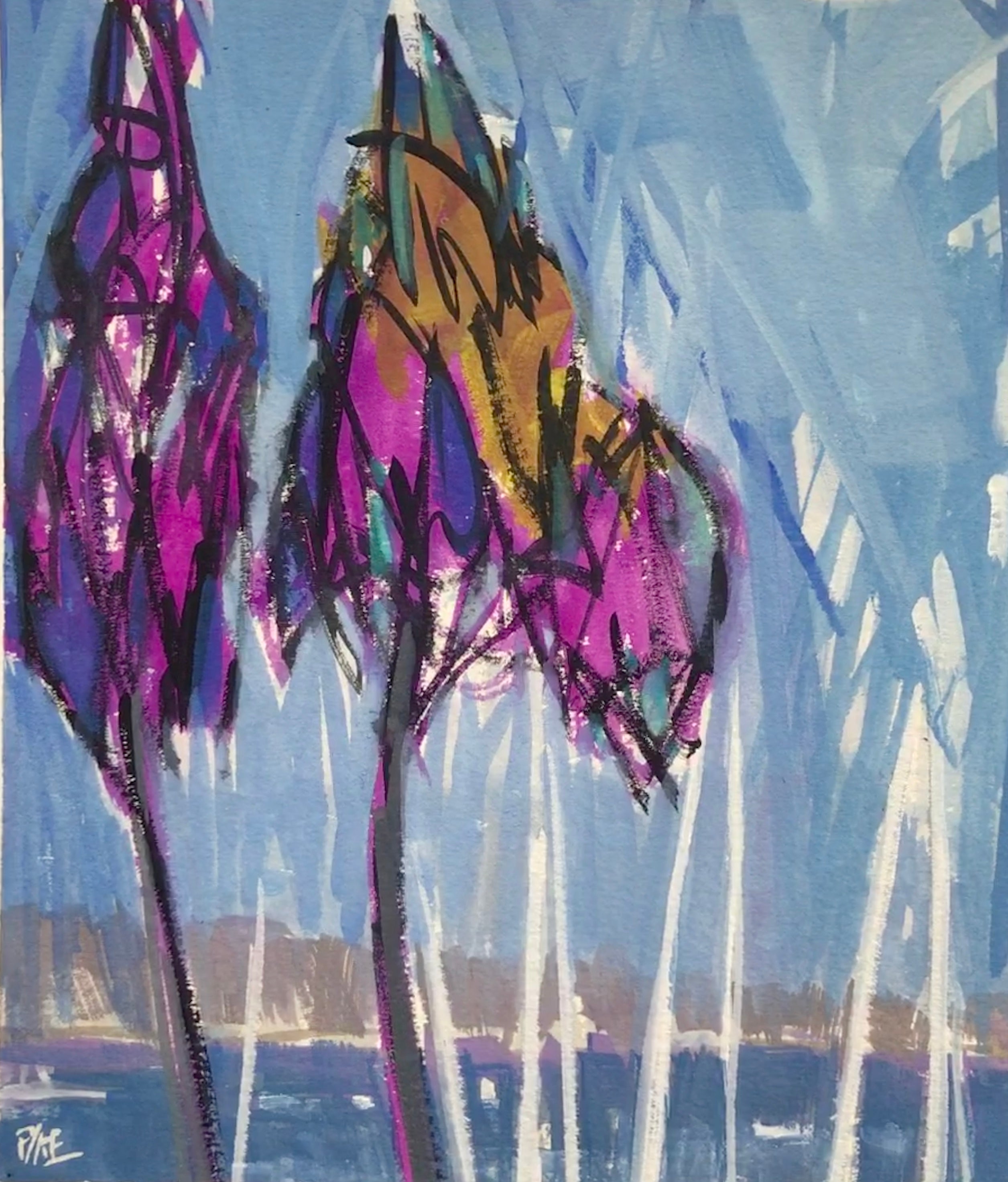 Sailboats, La Napoule